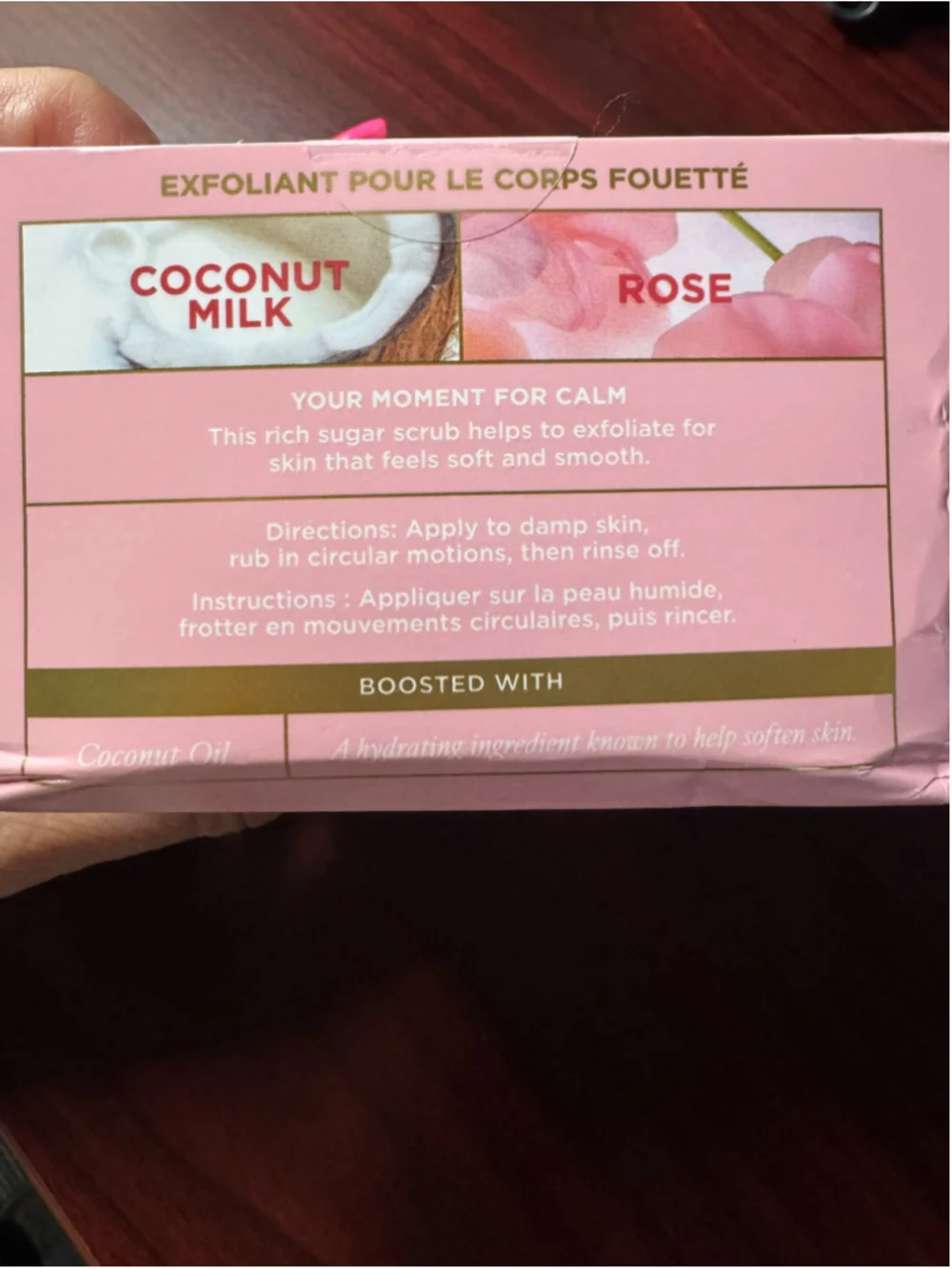 Victoria’s Secret Feel Calm Coconut Milk Rose Whipped Body Scrub 7.6 oz